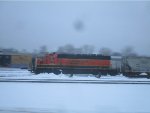 BNSF 1716 in the Snow